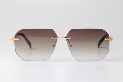 SCHG80 Sunglasses Gold Gradient Brown