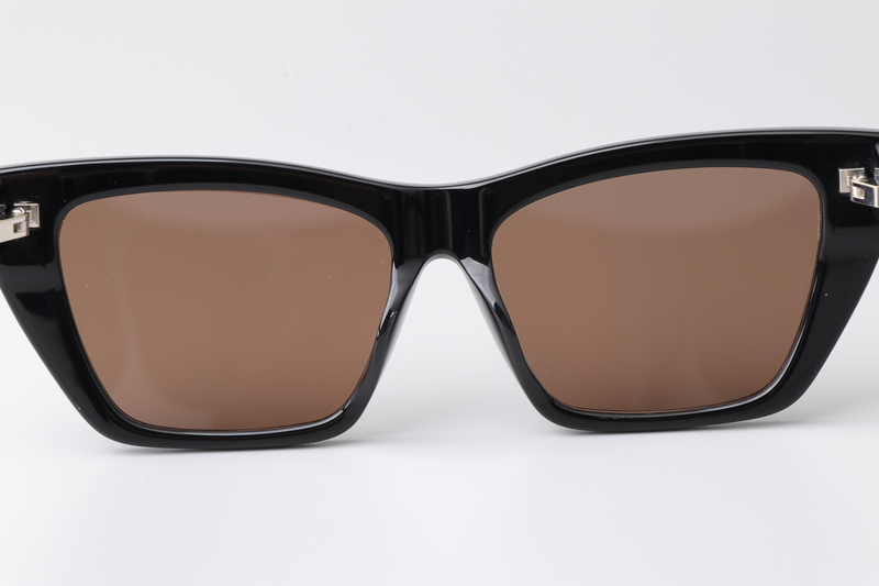 SL276 Mica Sunglasses Black Brown
