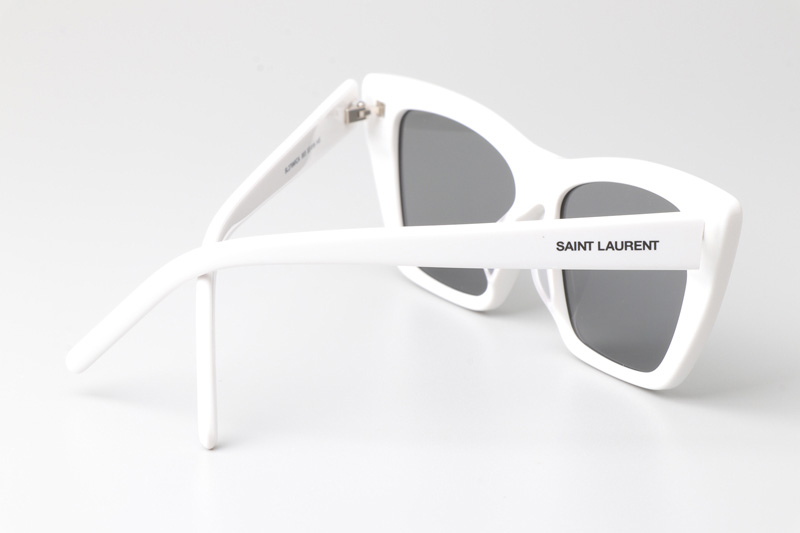 SL276 Mica Sunglasses White Silver