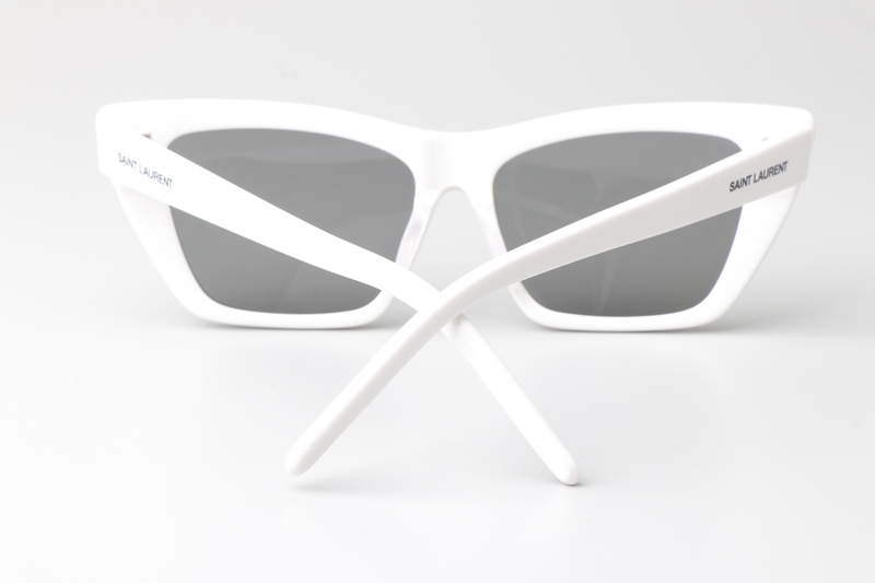 SL276 Mica Sunglasses White Silver