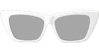 SL276 Mica Sunglasses White Silver