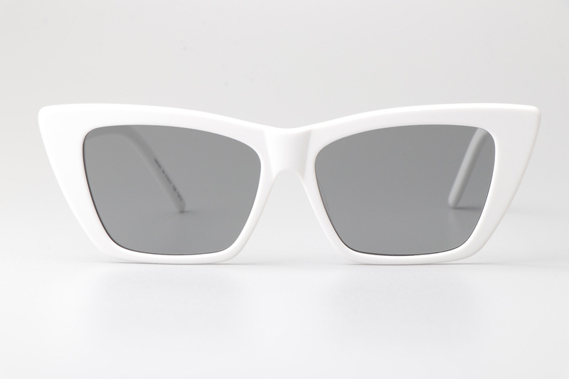 SL276 Mica Sunglasses White Silver