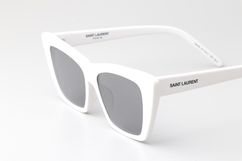 SL276 Mica Sunglasses White Silver