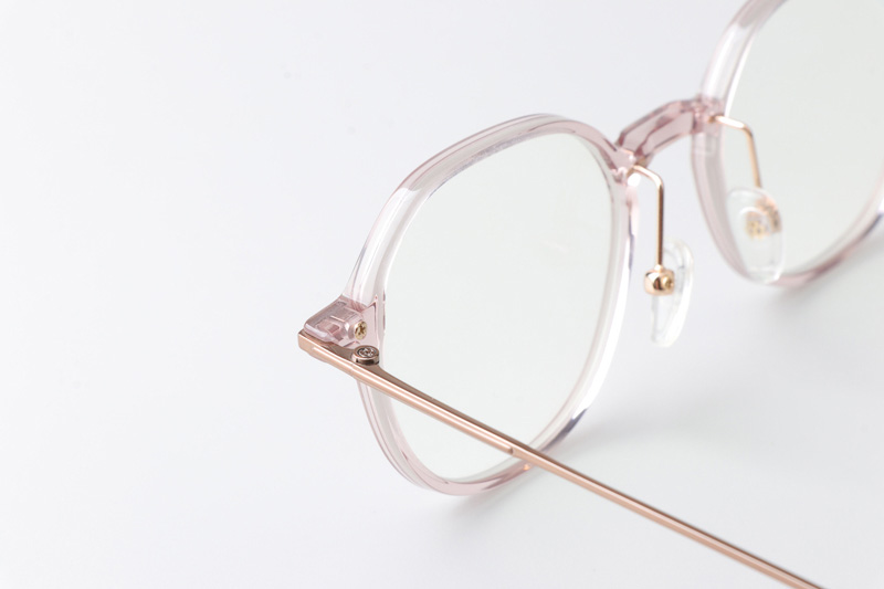 SL3004 Eyeglasses Transparent Pink Gold