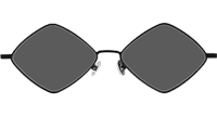 SL302 Sunglasses Black Gray