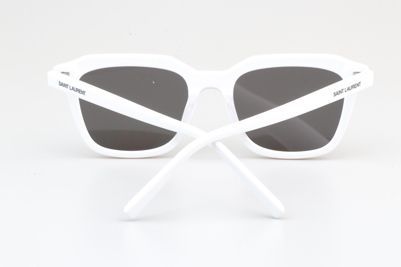 SL457 Sunglasses White Gray