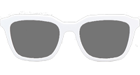 SL457 Sunglasses White Gray