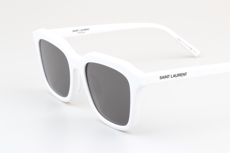 SL457 Sunglasses White Gray