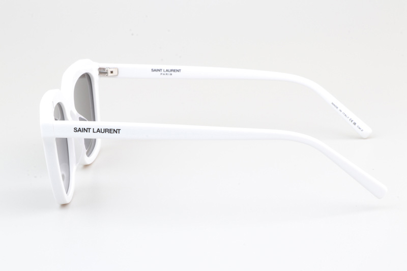 SL457 Sunglasses White Gray