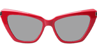 SL466 Sunglasses Red Silver