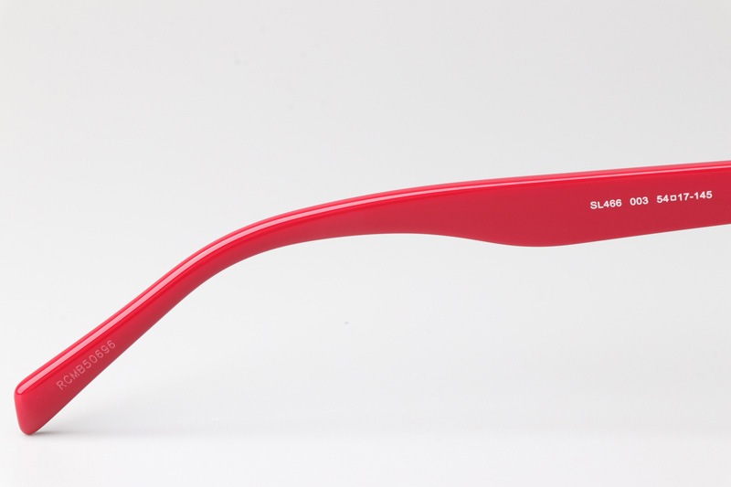 SL466 Sunglasses Red Silver