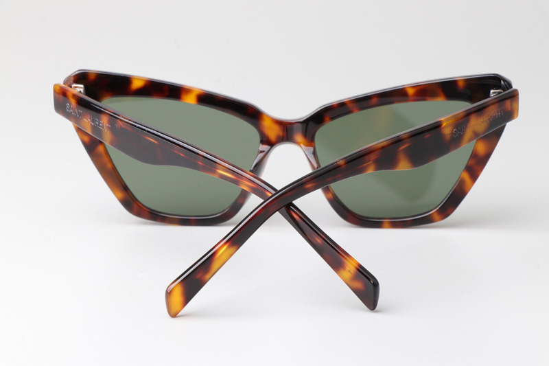 SL466 Sunglasses Tortoise Green