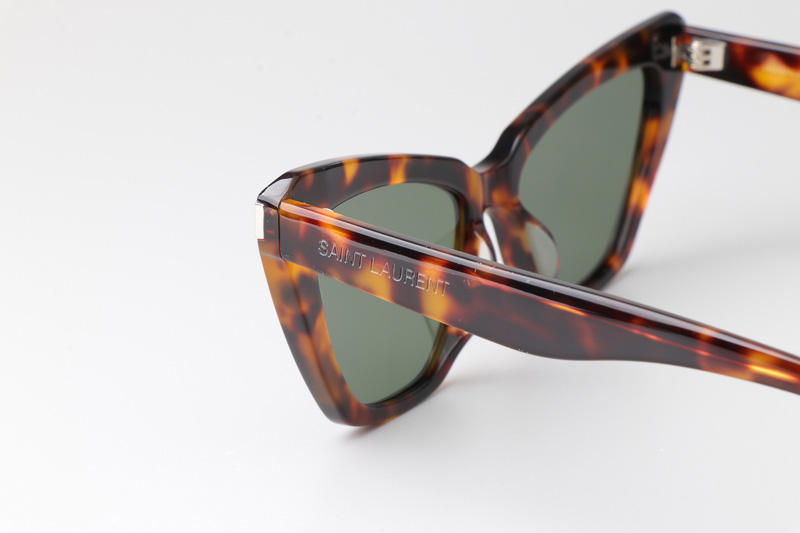 SL466 Sunglasses Tortoise Green