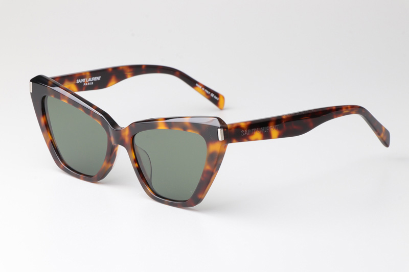 SL466 Sunglasses Tortoise Green