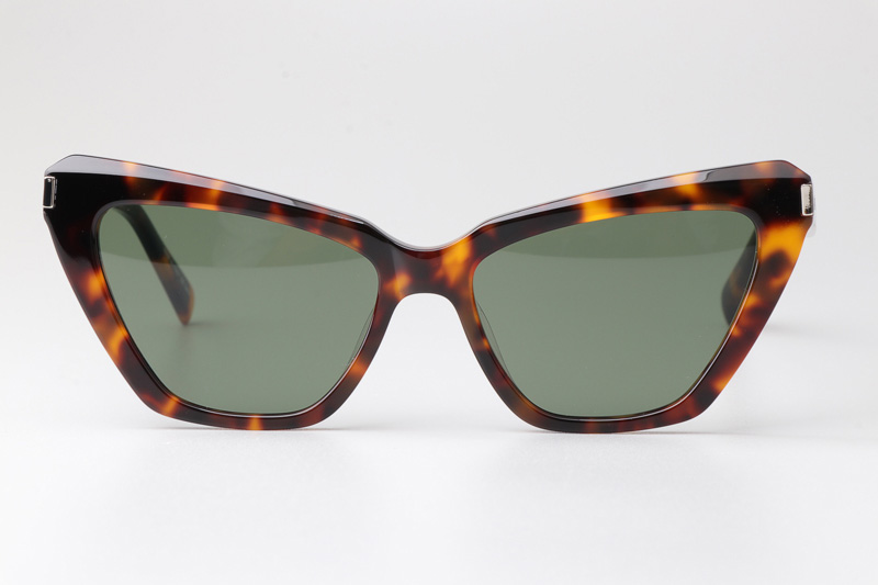 SL466 Sunglasses Tortoise Green