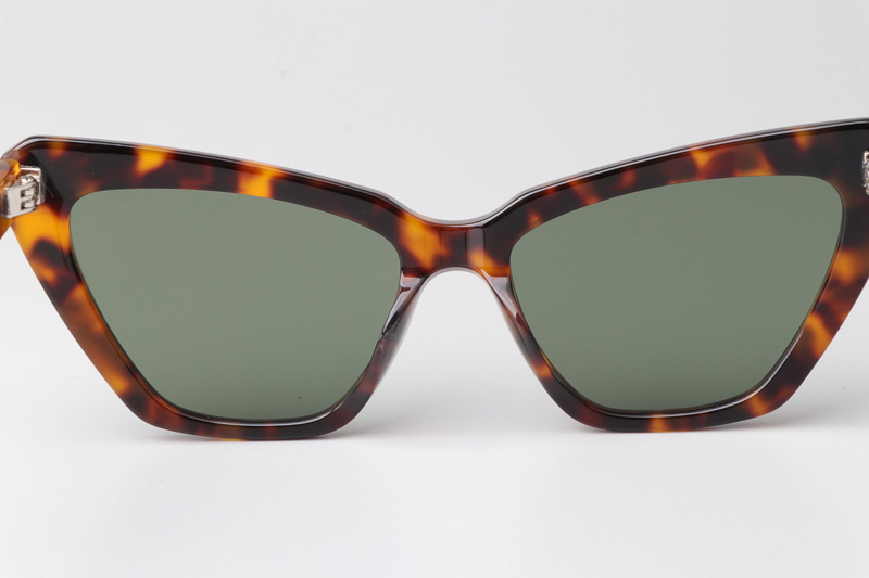 SL466 Sunglasses Tortoise Green