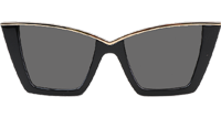 SL570 Sunglasses Black Gold Gray