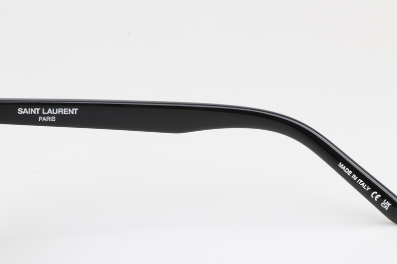 SL570 Sunglasses Black Silver Gray