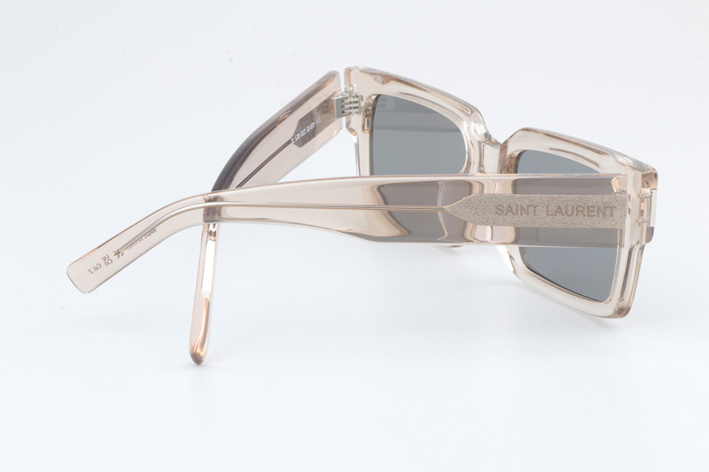 SL572 Sunglasses Transparent Brown Silver