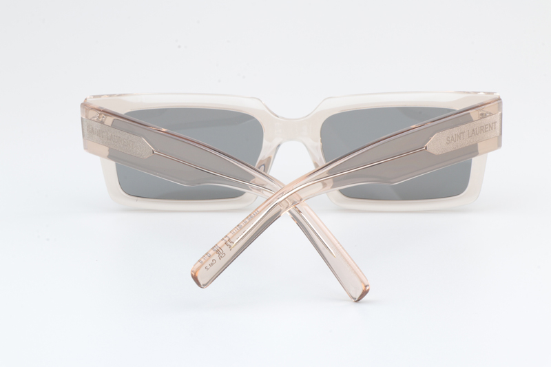 SL572 Sunglasses Transparent Brown Silver