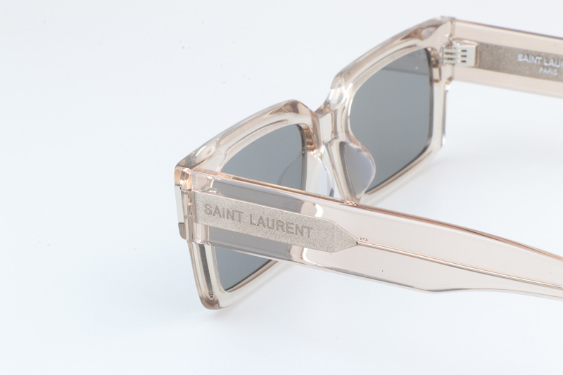 SL572 Sunglasses Transparent Brown Silver