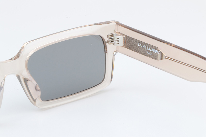 SL572 Sunglasses Transparent Brown Silver