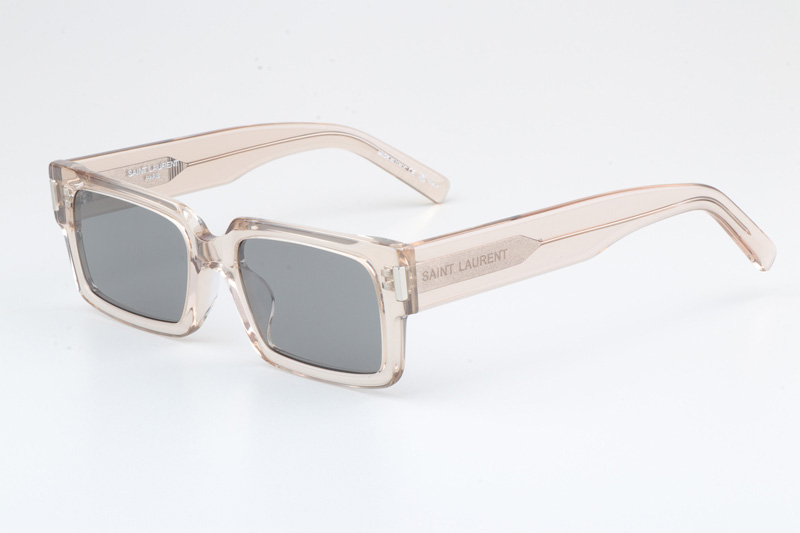 SL572 Sunglasses Transparent Brown Silver