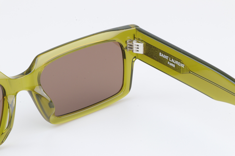 SL572 Sunglasses Transparent Green Brown