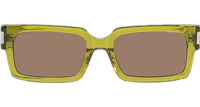 SL572 Sunglasses Transparent Green Brown