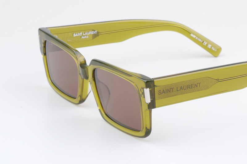 SL572 Sunglasses Transparent Green Brown