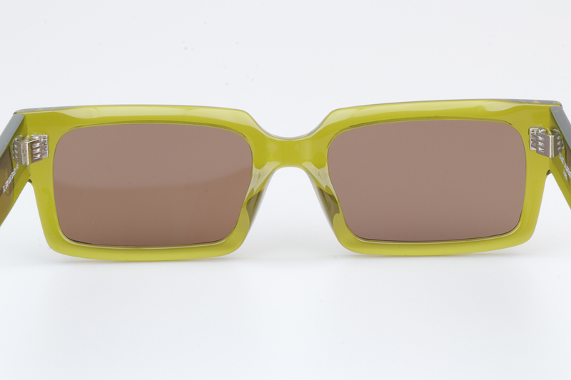 SL572 Sunglasses Transparent Green Brown