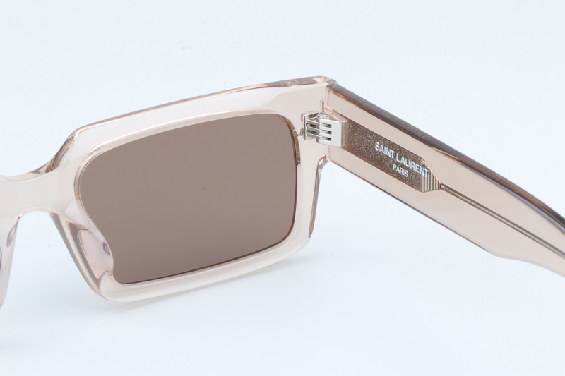 SL572 Sunglasses Transparent Yellow Brown