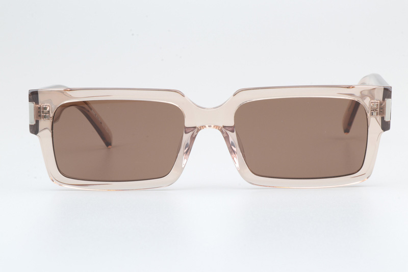 SL572 Sunglasses Transparent Yellow Brown