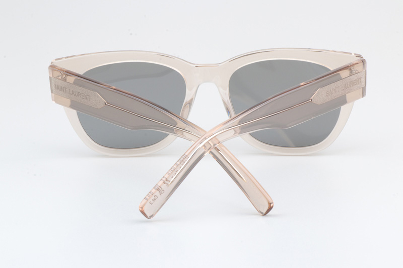 SL573 Sunglasses Transparent Brown Silver