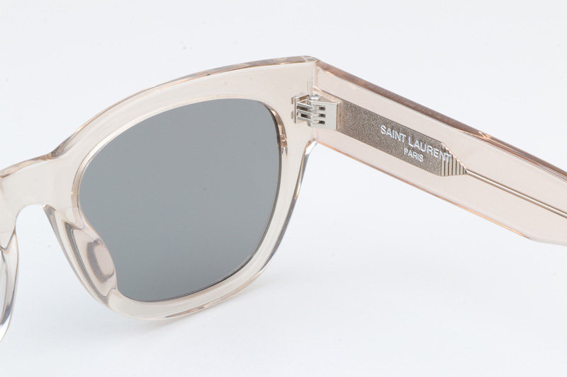 SL573 Sunglasses Transparent Brown Silver