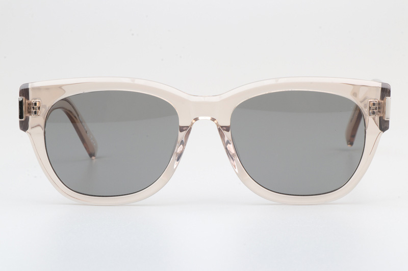 SL573 Sunglasses Transparent Brown Silver