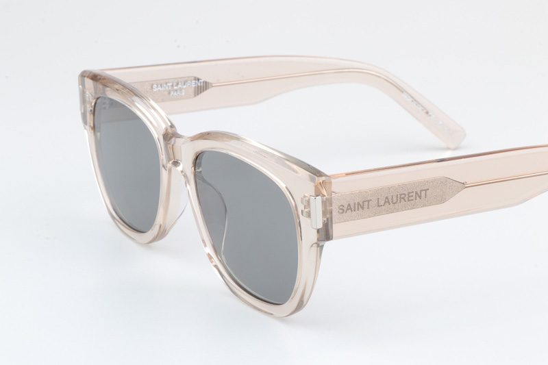 SL573 Sunglasses Transparent Brown Silver