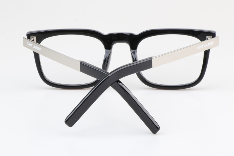 SL581 Eyeglasses Black Silver