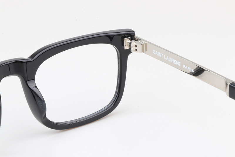 SL581 Eyeglasses Black Silver