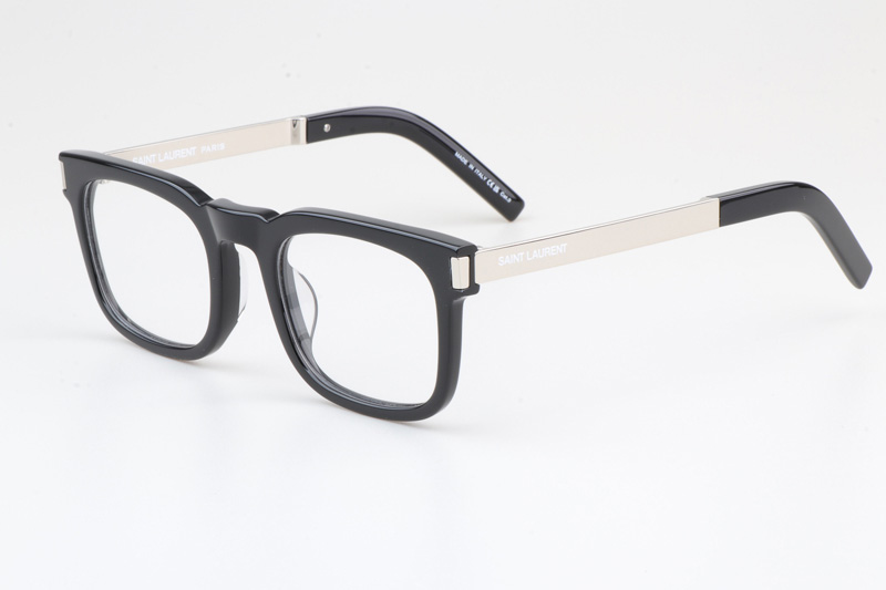 SL581 Eyeglasses Black Silver