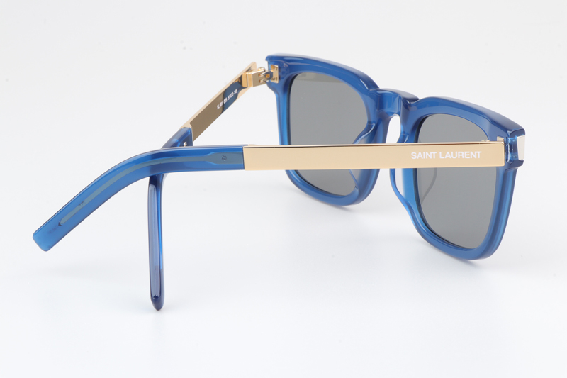 SL581 Sunglasses Blue Gold Silver