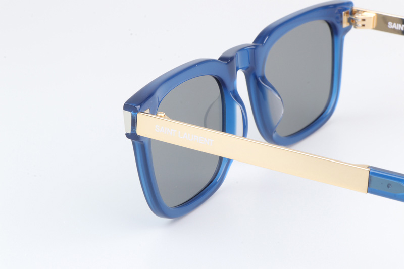 SL581 Sunglasses Blue Gold Silver