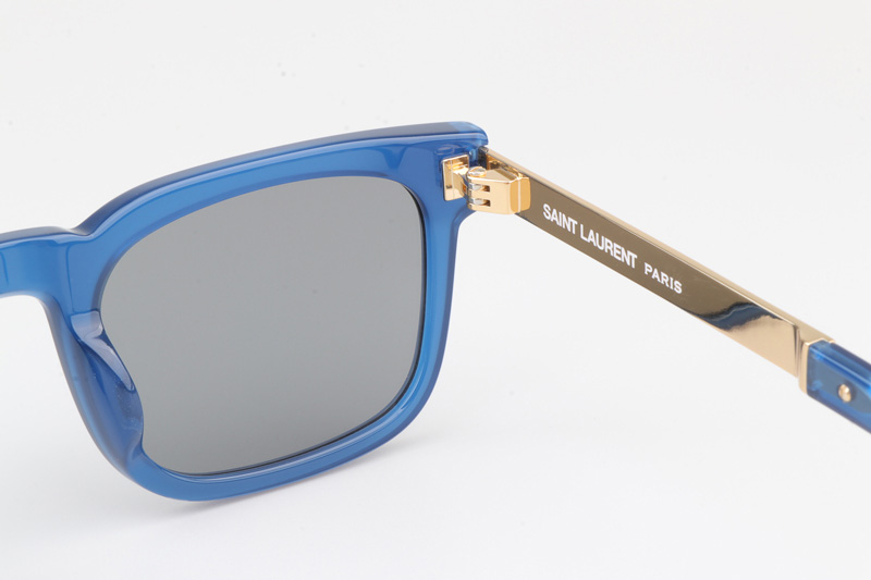 SL581 Sunglasses Blue Gold Silver