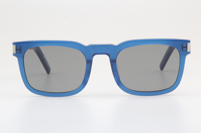 SL581 Sunglasses Blue Gold Silver