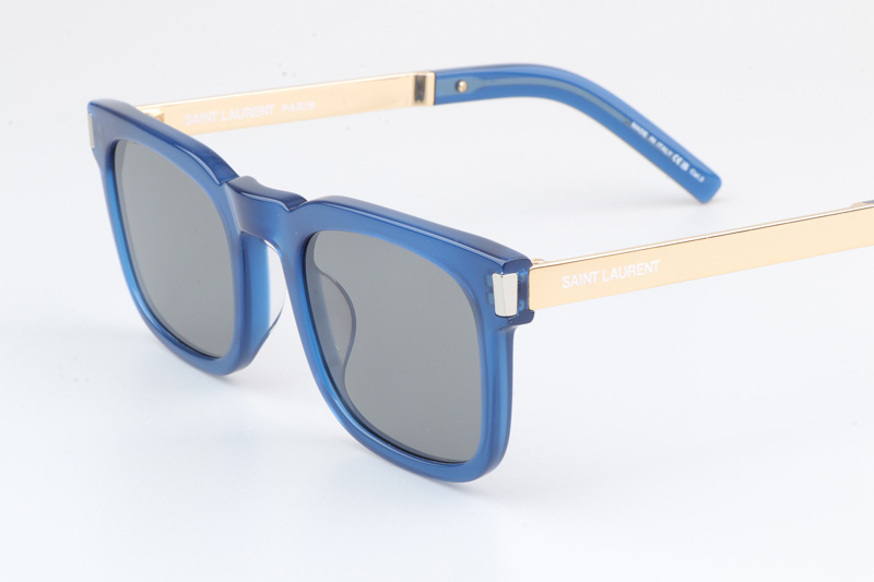 SL581 Sunglasses Blue Gold Silver