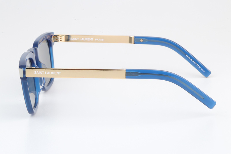 SL581 Sunglasses Blue Gold Silver