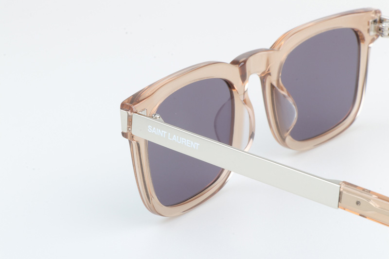 SL581 Sunglasses Brown Silver Purple