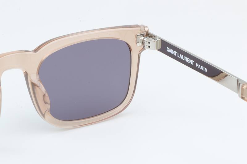 SL581 Sunglasses Brown Silver Purple