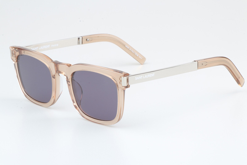 SL581 Sunglasses Brown Silver Purple