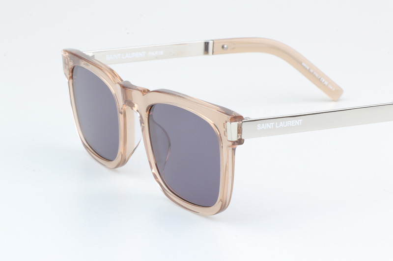 SL581 Sunglasses Brown Silver Purple